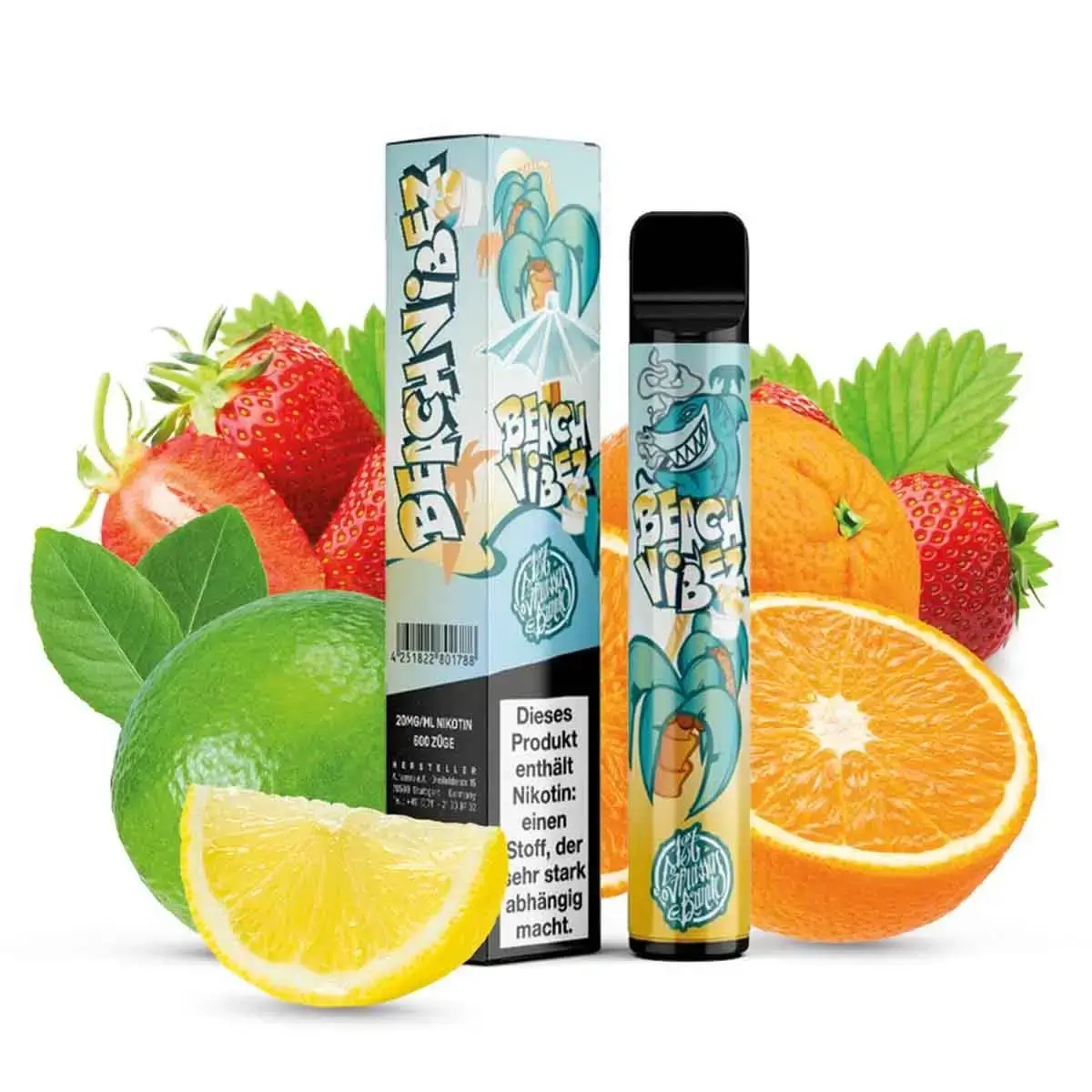 187 Strassenbande – Beach Vibez – Einweg E-Shisha 20mg Nikotin
