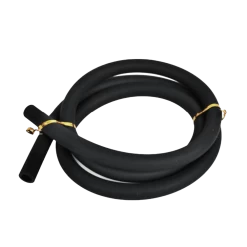 Luna Silikonschlauch Matt-Schwarz, 150cm