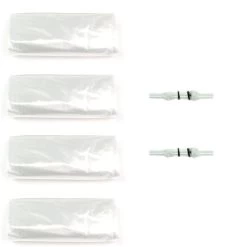 Arizer Ersatzballon-Set Mit Mundstücken | Extreme Q | Frosted Glass Ballon Kit