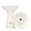 Bee Hookah Phunnel Inside Glazed – White Opal