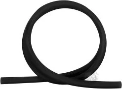 Silikonschlauch Matt Schwarz, 150cm