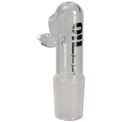 Black Leaf O!L Öl-Bong-Zubehör Für OiL-Rig: Öl-Kopf Zum Verdampfen Von Öl, Steckkopf | 63 Mm, NS 14 (14,5 Mm) | Glas, Klar