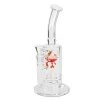 Black Leaf Wasserpfeife, PERCOLATOR-Bong, Glasbong | 28 Cm, NS 19 (18,8mm) | Klar | Robustes BOROSILIKATGLAS