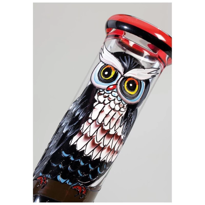 Bong-discount Wasserpfeife, EIS-Bong, Glasbong | 32 Cm, NS 19 (18,8mm), NS 14 (14,5mm) | Klar | 7 Mm Dickes, Robustes BOROSILIKATGLAS – Bild 2