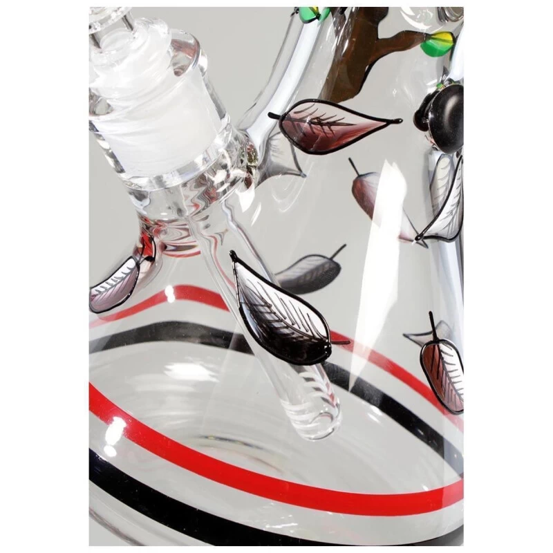 Bong-discount Wasserpfeife, EIS-Bong, Glasbong | 32 Cm, NS 19 (18,8mm), NS 14 (14,5mm) | Klar | 7 Mm Dickes, Robustes BOROSILIKATGLAS – Bild 3