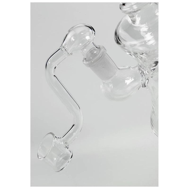 'Dampfturbine', 25 Cm Glas-Bong Schwarz – Bild 2