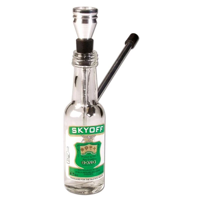 Bong-discount Flaschenbong Wodka-Flasche SKYOFF Klar