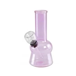 Bong-discount Glasblubber Mini Clear Colours Rosa/pink