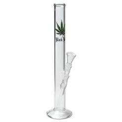 Black Leaf Zylinder-Bong Leaf Klar