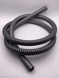 Silikonschlauch Carbonoptik (Grau)