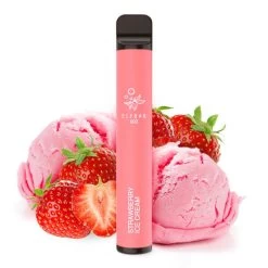 Elf Bar 600 Strawberry Ice Cream Aroma Einweg E-Shisha 20mg Nikotin