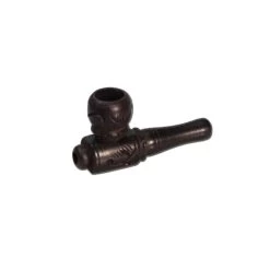 Handpfeife, Pur-Pfeife 'geschnitzt, One-Hitter Köpfchen Abschraubbar'