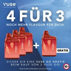 VUSE GO 800 4 Für 3 Watermelon Ice