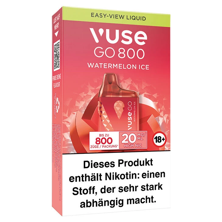 Vuse GO 800 Watermelon Ice 20 Mg Einweg E-Zigarette – Bild 3